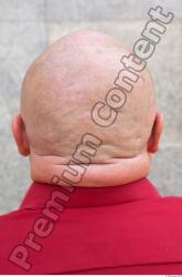 Head Hair Man Casual Slim Overweight Bald Street photo references